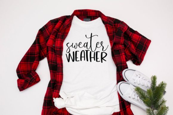 Fall Quote SVG - Sweater Weather SVG