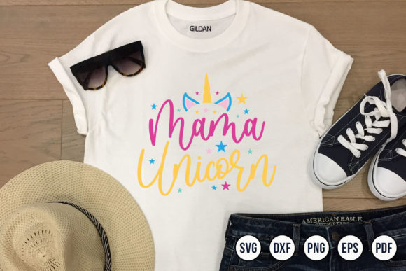 Mama Unicorn, Unicorn Quote SVG