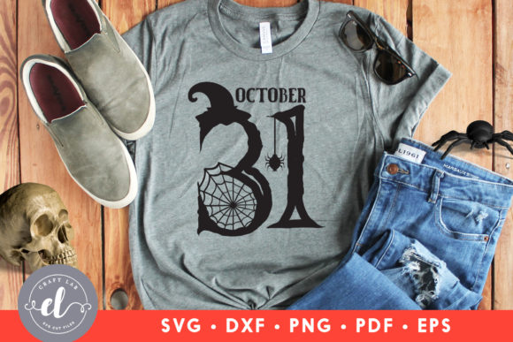 October 31 Halloween Quote SVG for Crafts and Graphics