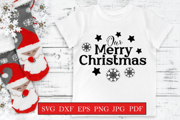 Our Merry Christmas, Christmas Quote Svg