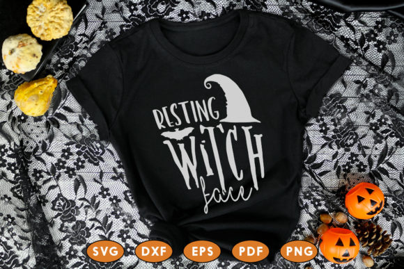 Resting Witch Face, Halloween Quote SVG